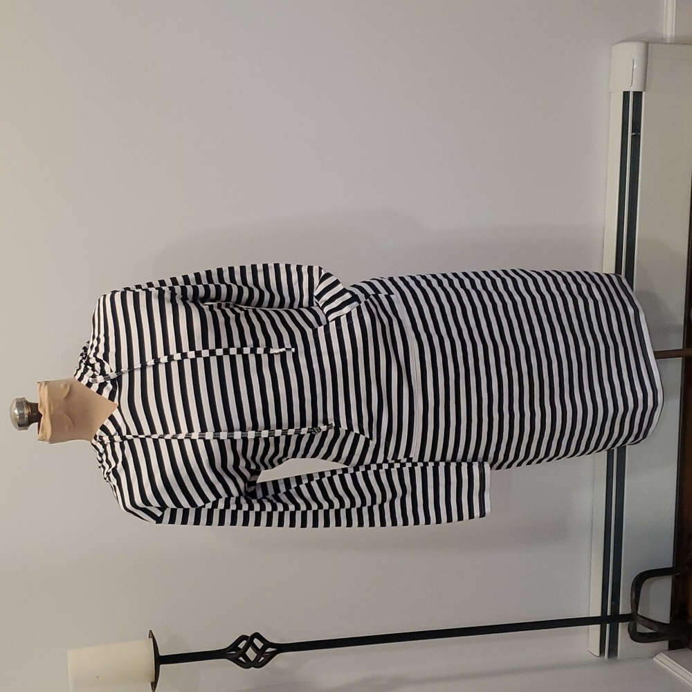 Striped Hooded Dress